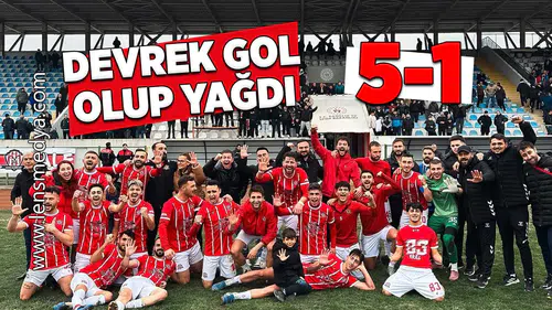 Devrek Belediyespor gol olup yağdı!