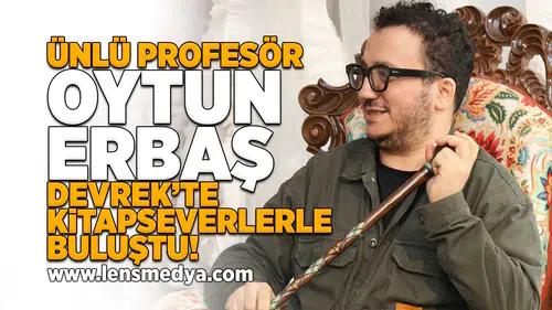 Prof. Dr. Oytun Erbaş Devrek'te kitapseverlerle buluştu!