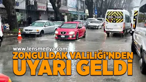 Zonguldak Valiliği'nden uyarı geldi!