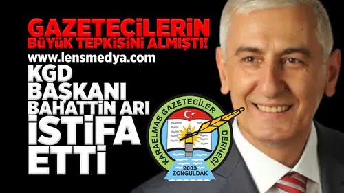 Gazetecilerin büyük tepkisini çeken Bahattin arı istifa etti!