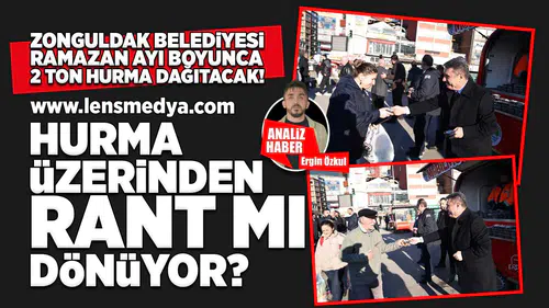 Hurma üzerinden rant mı dönüyor!