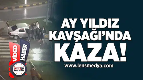 Ay Yıldız Kavşağı'nda kaza!