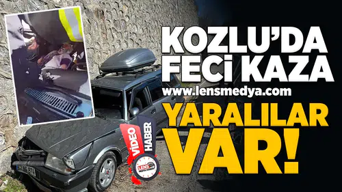 Kozlu'da feci kaza! Yaralılar var!