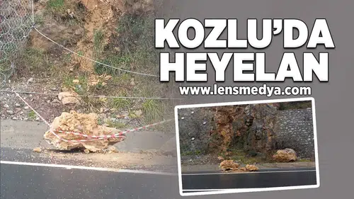 Kozlu'da heyelan!