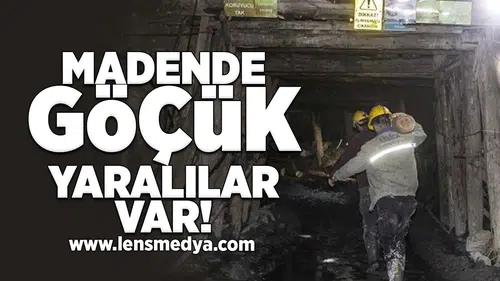 Madende göçük... Yaralılar var!