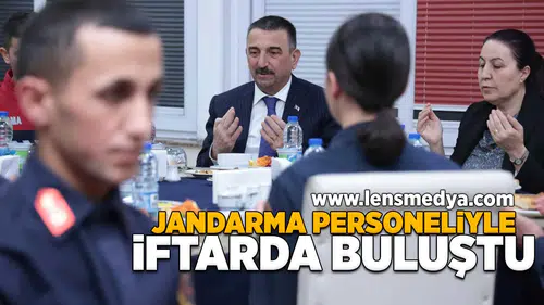 Vali Hacıbektaşoğlu Jandarma Personeliyle İftarda Buluştu