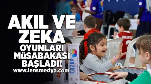 Akıl ve zeka oyunları müsabakası başladı!