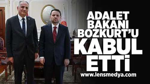 Adalet Bakanı Akın Gürlek, Saffet Bozkurt'u kabul etti!