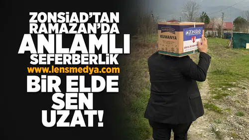 "Bir elde sen uzat!"