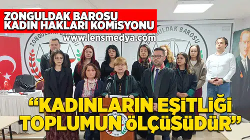 Kadınların eşitliği toplumun ölçüsüdür!