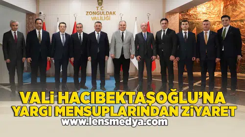 Vali Hacıbektaşoğlu'na yargı mensuplarından ziyaret