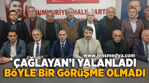 Çağlayan'ı yalanladı!