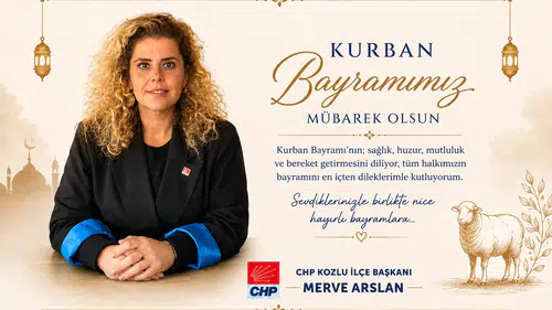 Merve Arslan'ın Kurban Bayramı Mesajı