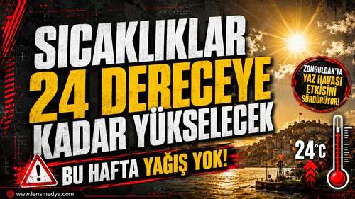 Sıcaklıklar 24 dereceye kadar yükselecek!