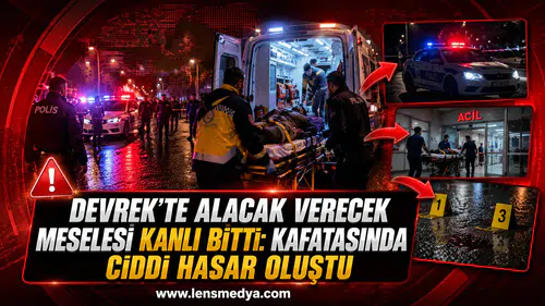 Devrek’te alacak verecek meselesi kanlı bitti: Kafatasında ciddi hasar oluştu