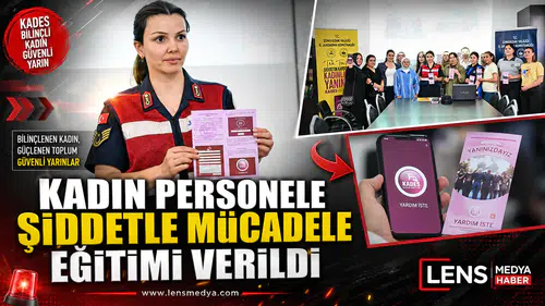 Kadın personele şiddetle mücadele eğitimi verildi!