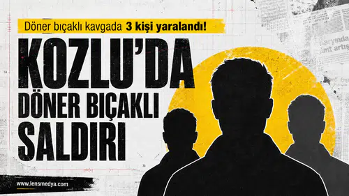 Kozlu'da döner bıçaklı kavga!