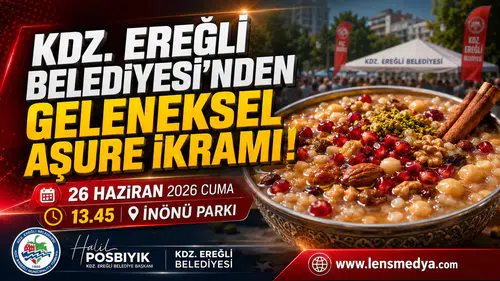 KDZ. EREĞLİ BELEDİYESİ’NDEN GELENEKSEL AŞURE İKRAMI
