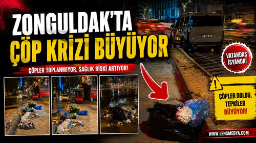 Zonguldak'ta çöp krizi büyüyor!