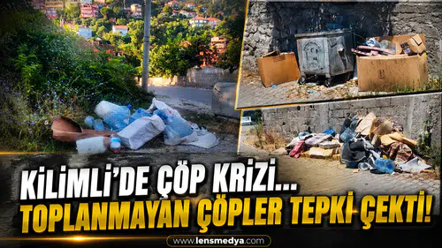 Kilimli'de çöp krizi!