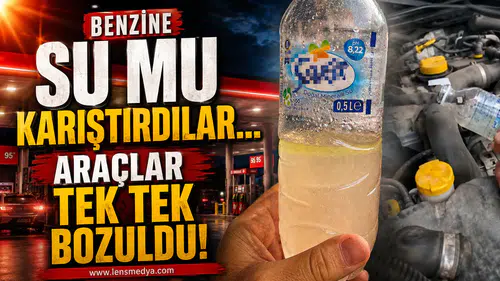 Akaryakıt istasyonunda skandal iddia... Benzine su mu karıştırıyorlar?