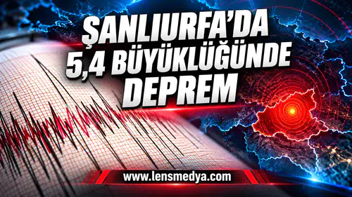 Şanlıurfa’da 5,4 büyüklüğünde deprem