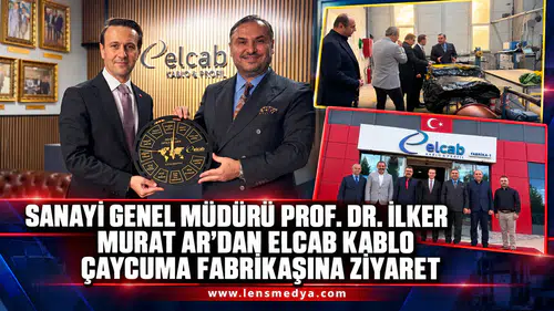 SANAYİ GENEL MÜDÜRÜ PROF. DR. İLKER MURAT AR’DAN ELCAB KABLO ÇAYCUMA FABRİKASINA ZİYARET