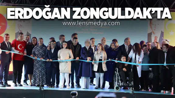 Emine Erdoğan Zonguldak'ta
