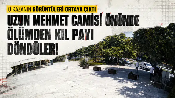 O kazanın görüntüleri ortaya çıktı... Ölümden kıl payı döndüler!
