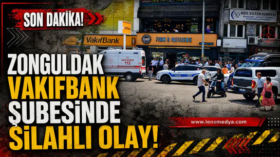 SOĞUKSU’DA VAKIFBANK ŞUBESİNDE SİLAHLI OLAY!