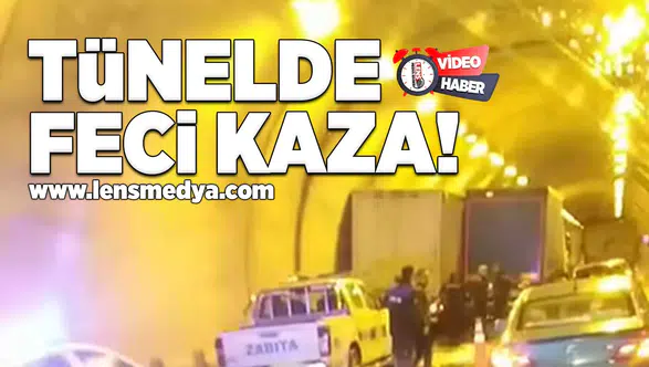 Tünelde feci kaza!