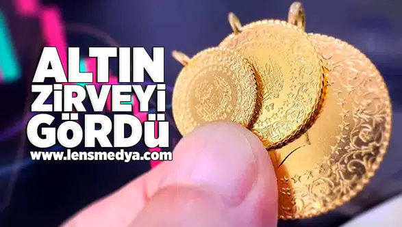 Altın zirveyi gördü