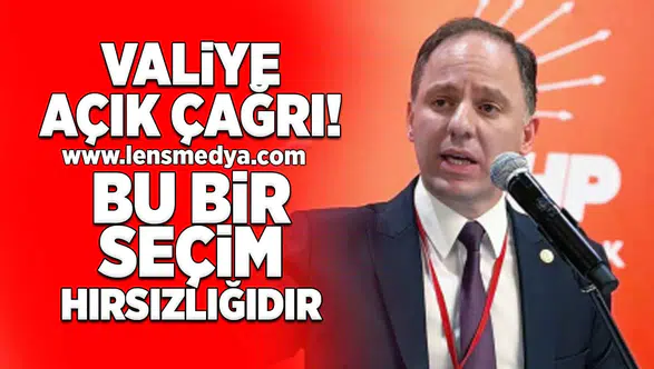 Bu bir seçim hırsızlığıdır!