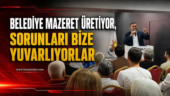 Belediye mazeret üretiyo sorunları bize yuvarlıyorlar!