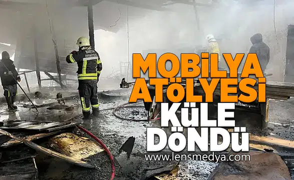 Mobilya atölyesi küle döndü!