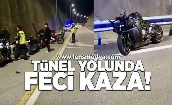 Tünel yolunda feci kaza!