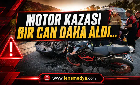MOTOSİKLET KAZASI YİNE CAN ALDI