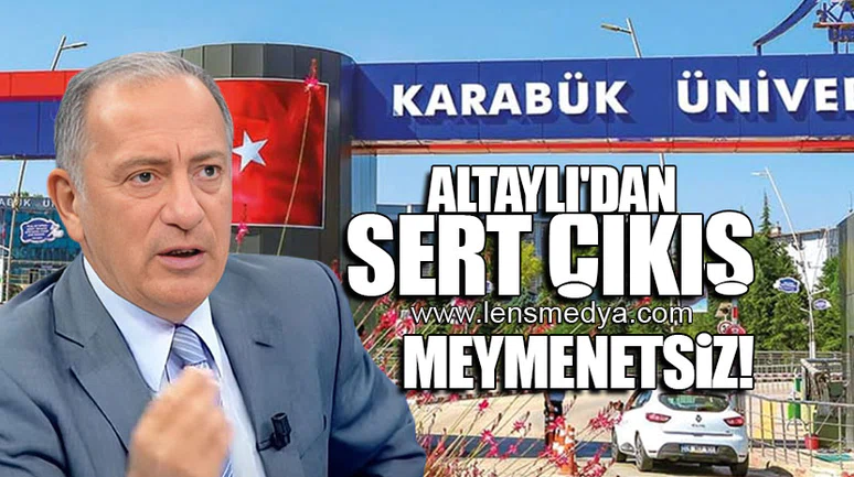 ALTAYLI'DAN SERT ÇIKIŞ... MEYMENETSİZ!