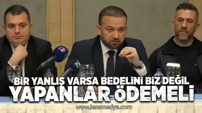 Bir yanlış varsa belelin biz değil, yapanlar ödemeli!