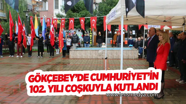 Gökçebey’de Cumhuriyet’in 102. Yılı Coşkuyla Kutlandı