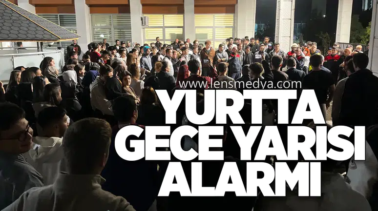 Yurtta Gece Yarısı Alarmı