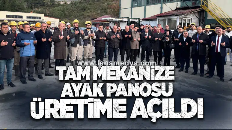 TAM MEKANİZE AYAK PANOSU ÜRETİME AÇILDI