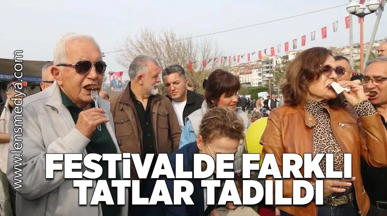 Festivalde farklı tatlar tadıldı!