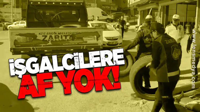 KALDIRIM İŞGALCİLERİNE GÖZ AÇTIRILMIYOR