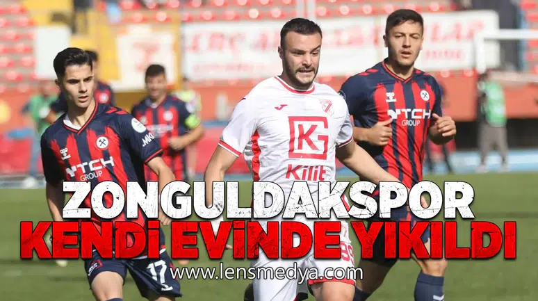 Zonguldakspor FK evinde yıkıldı: 1-2