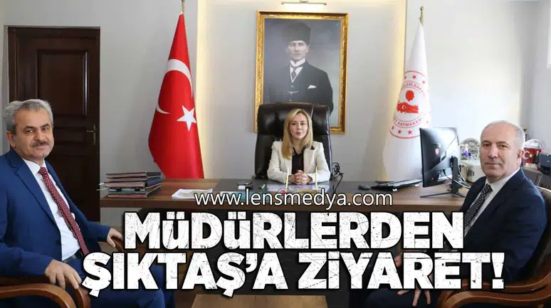 Müdürlerden Şıktaş'a ziyaret!