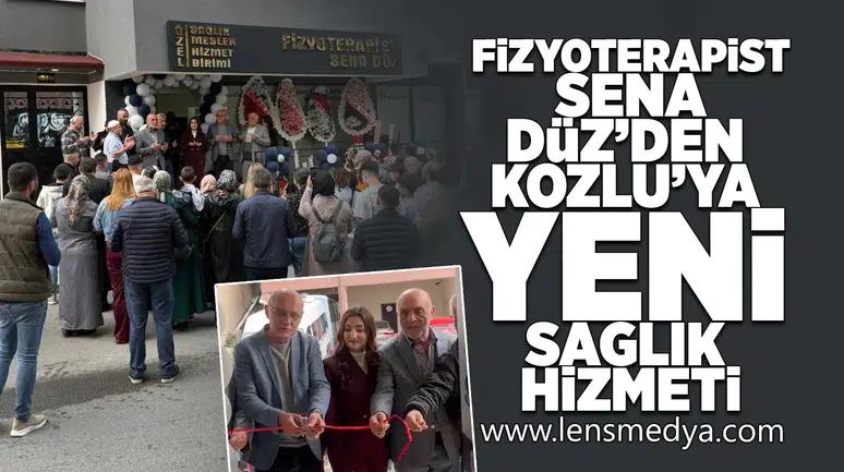 Fizyoterapist Sena Düz'den Kozlu'ya yeni sağlık hizmeti!