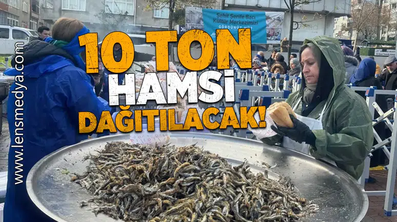 10 Ton Hamsi Dağıtılacak!