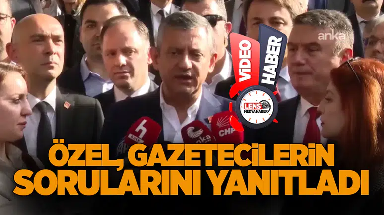 Özgür Özel gazetecilerin sorularını yanıtladı