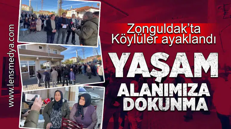 "Yaşam alanımıza dokunma!"